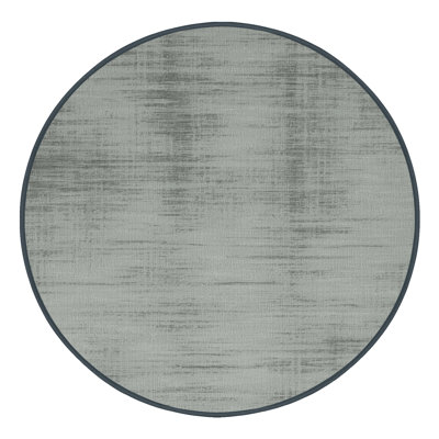 Machine Washable Abstract Grey Area Rug