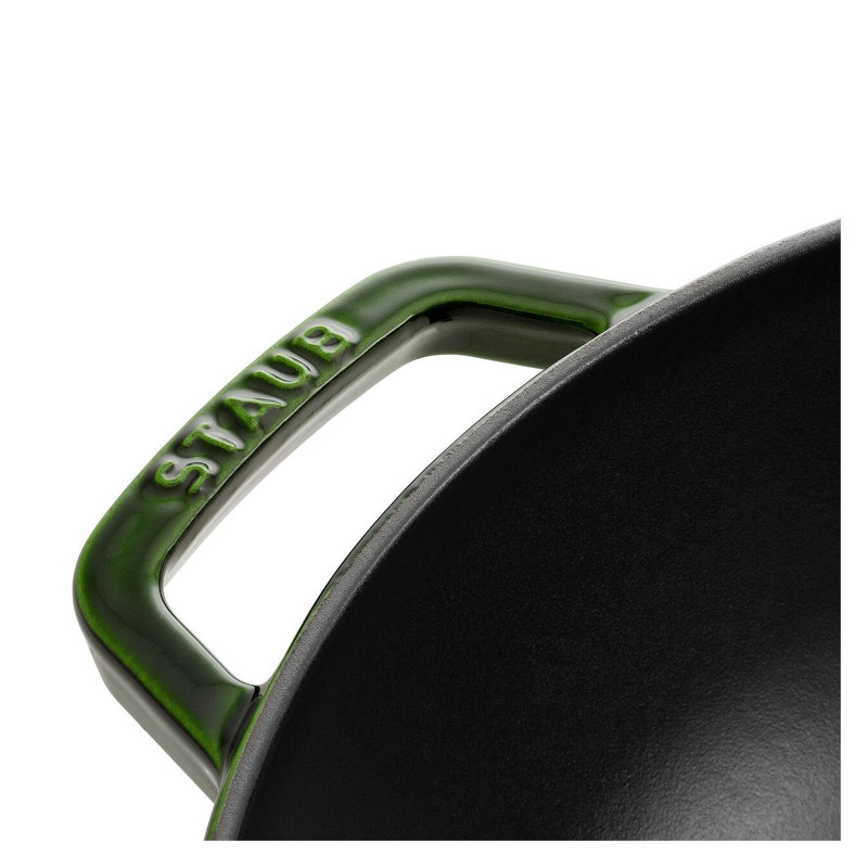 Wok en fonte avec couvercle Staub, Basilic