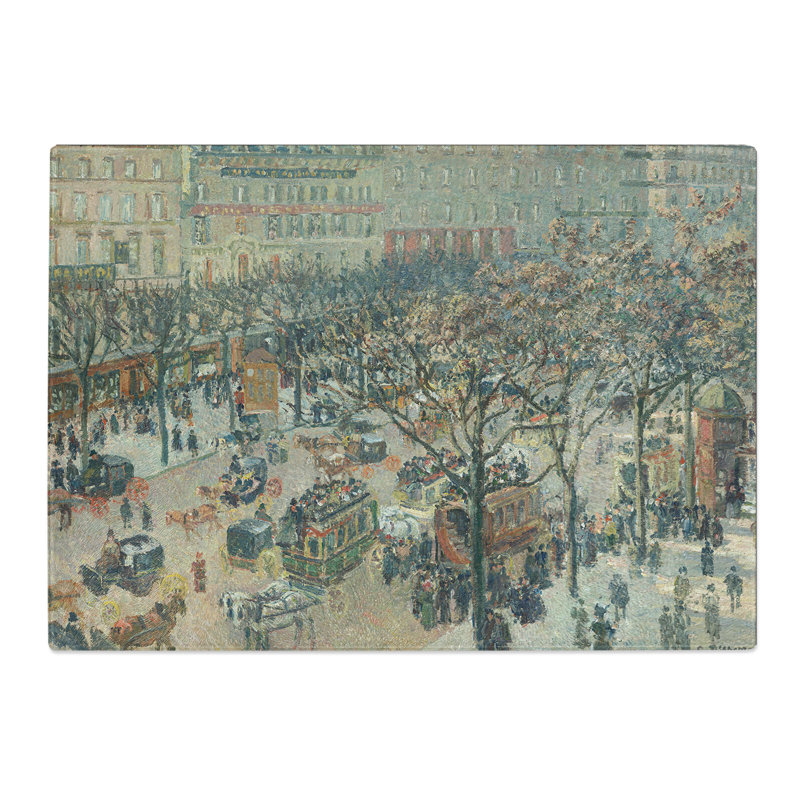 Italian Boulevard by Camille Pissarro Chopping Board, 0.4cm H x 28.5cm W x 39cm L