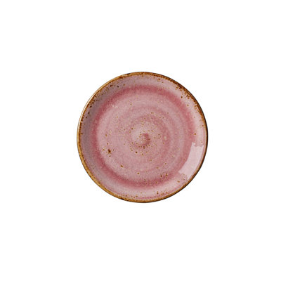 Assiette en forme de pomme craquelée