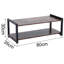 4 Pair Stackable Solid Wood Shoe Rack