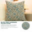 Housse de coussin d'intérieur bleu Fab Fabine, imprimé bloc, Neera Bel-107396966-107396973