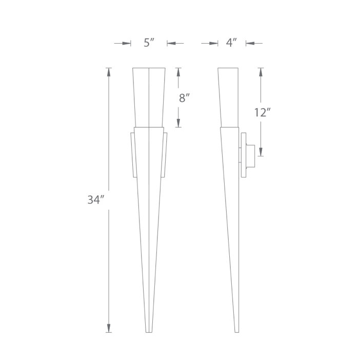 Elessar 1 - Light LED Wallchiere
