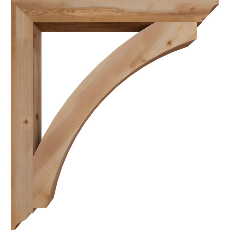 Support traditionnel Thorton, H 42 po x l 3,5 po x P 38 po, Cèdre rouge de l'Ouest (lisse)