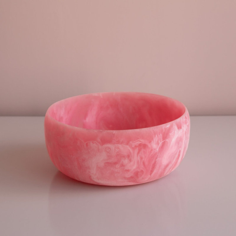 Resin Fruit Bowl, Raspberry