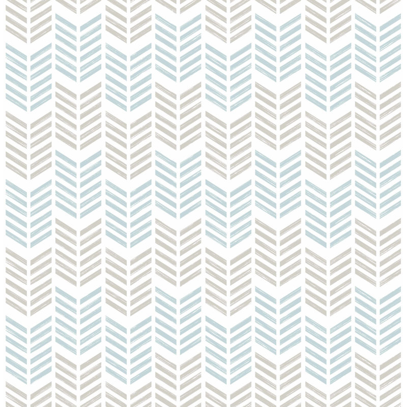 Superfresco Easy Oiti Geometric Wallpaper, Taupe/Blue