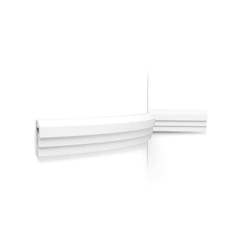 Rail de chaise flexible en polyuréthane H 2-15 / 16 po x l 78 po x P 3/4 po