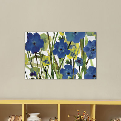 «Picking Flowers» par Susan Jill, reproduction d'art sur toile tendue
