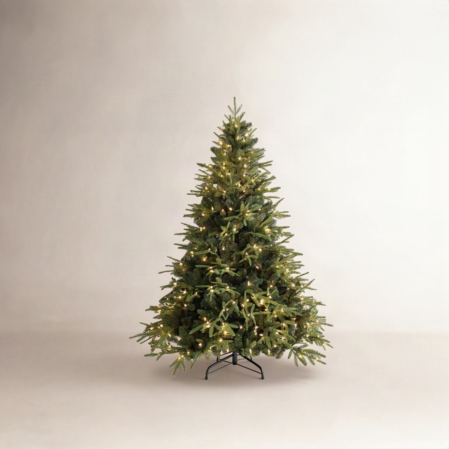 Pre-Lit Fir Christmas Tree, 5' H