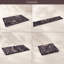 Tapis lavable bourgogne (noir et bourgogne)-1207384331