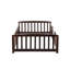 Lit en bois de pin avec garde-corps-128986489-128986487