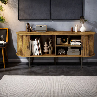 Modern Tv Stands & Entertainment Centers, 47 Inch Mdf Wood Storage For Home
