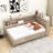 3 Drawers Wood Daybed with Shelves-727620246