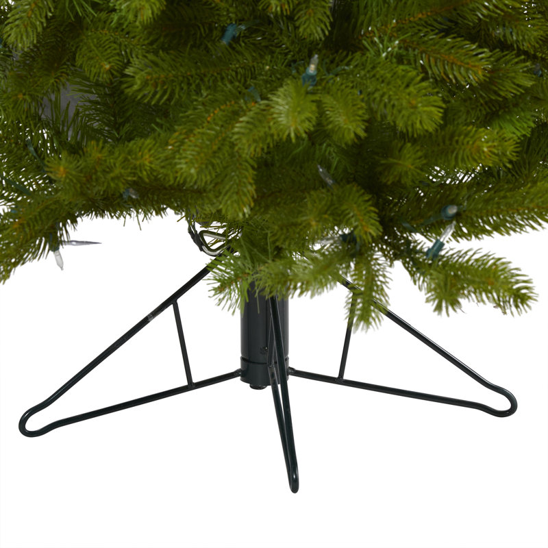Lighted Artificial Christmas Tree, 4' H