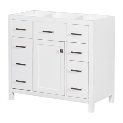 35.4 " Single Bathroom Vanity Base