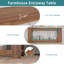 70,9 pouces Long Farmhouse Console en bois Silm