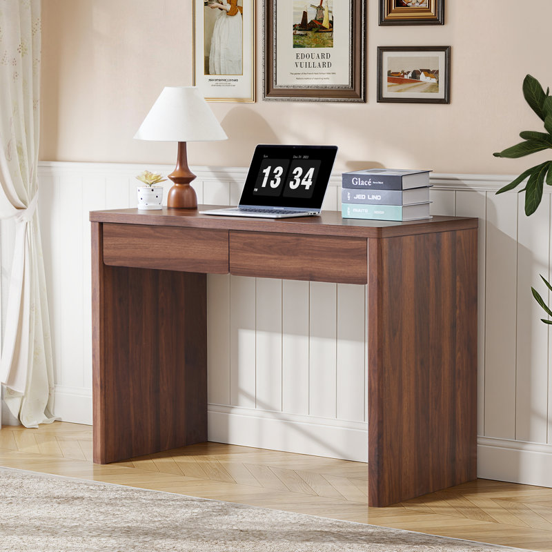 43.3'' W Rectangle Computer Desk, Walnut