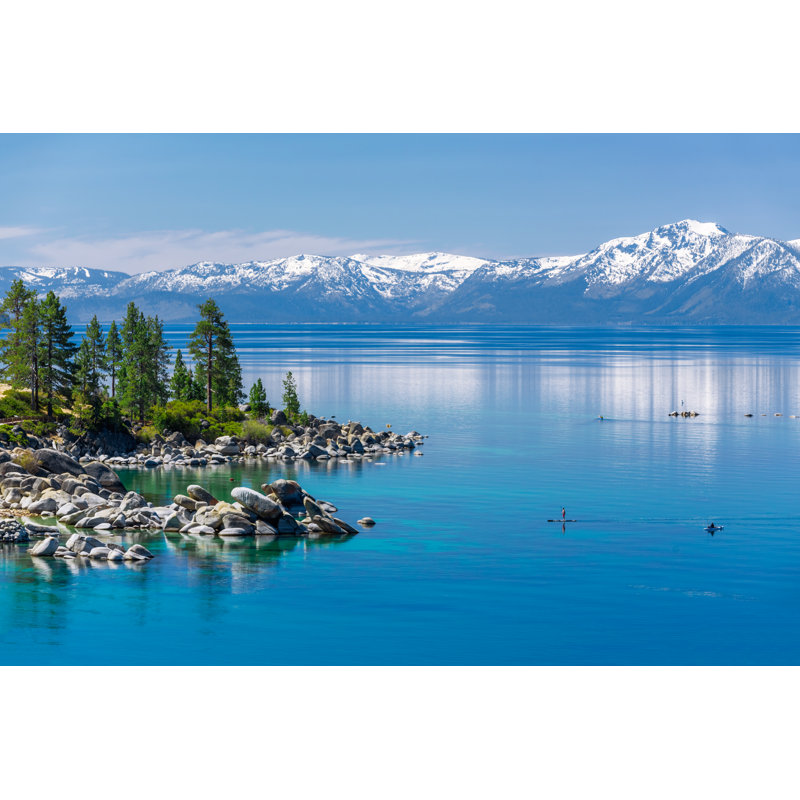 Paddle Boarding - Wrapped Canvas Print, 30cm H x 46cm W x 3.8cm D