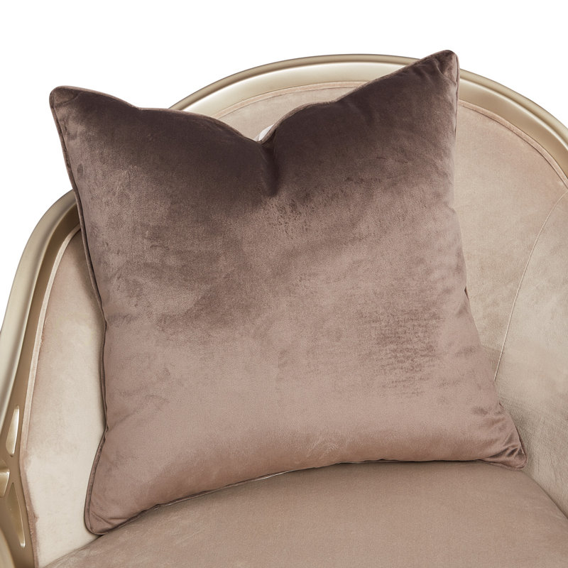 Villa Cherie Chaise Lounge, Porcini Velvet