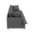 Lit modulaire en chenille 3 chambres - Rembourrage en mousse haute, tissu souple rembourré 3 places polyvalent, coussins à ressorts ensachés-137900115-137900112