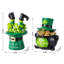Ensemble de 2 pots en résine St Patrick's