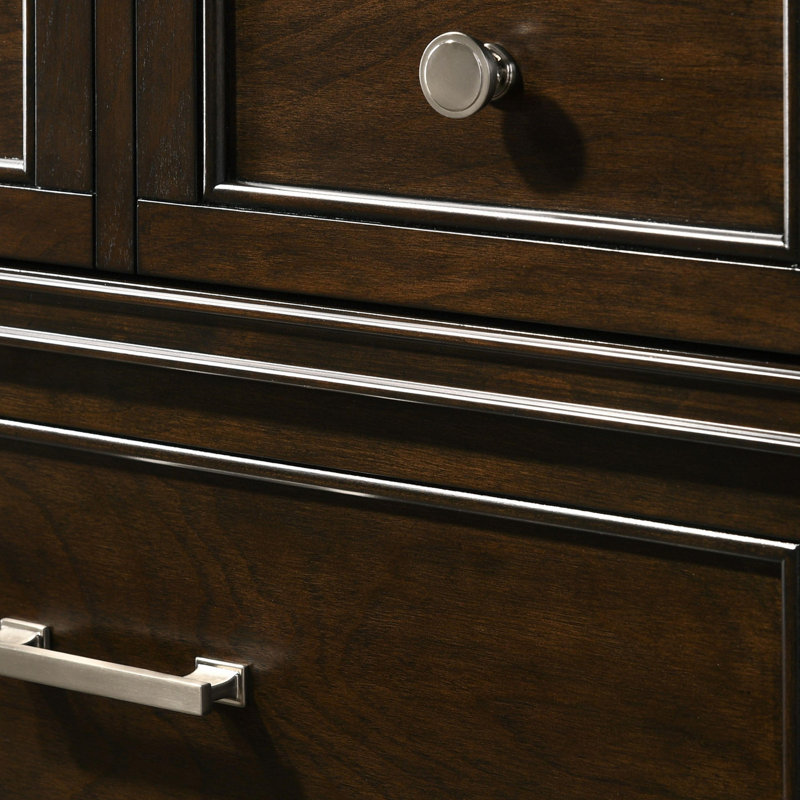 60'' W 6 - Drawer Dresser, Brown