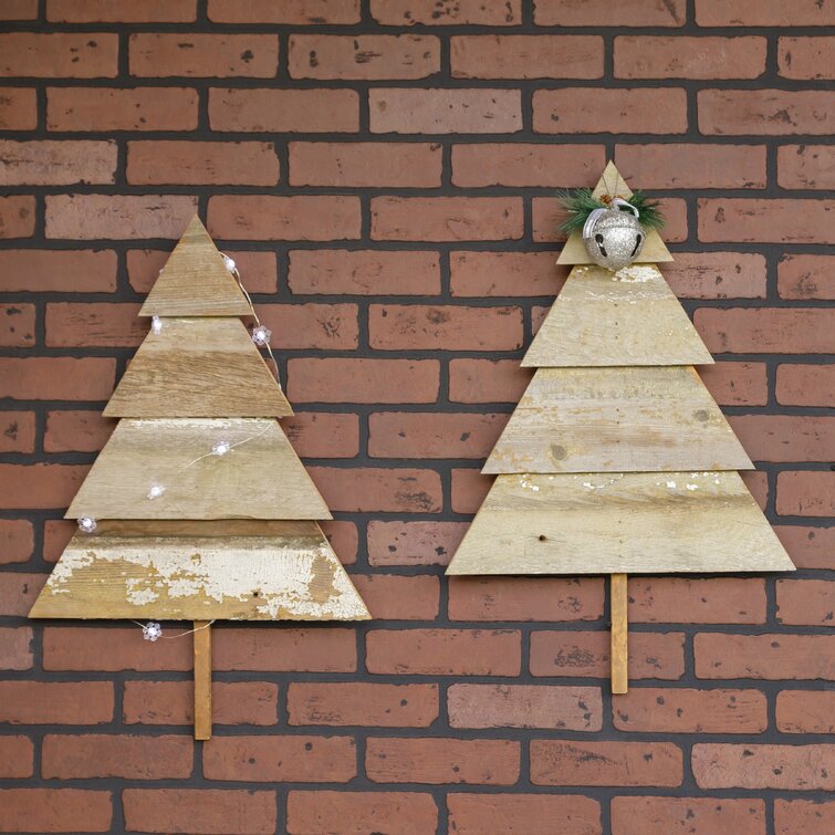 The Holiday Aisle® Garland 2-Piece Christmas Tree Set - Wayfair Canada