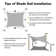 Artpuch Customize Rectangle Patio Shade Sail Pool Garden Yard Lawn Carport Cover Canopy