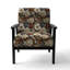 Chaise d'appoint florale Cobalt-6885877