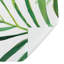 Donte Watercolor Palms Single Shower Curtain