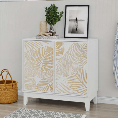 Storage Accent Cabinet with 2 Doors and Adjustable Shelves by Charlton Home