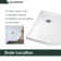 38" W x 38" D x 3" H Round Corner Shower Pan with Corner Drain Assembly Included Shower Base White