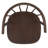 Condrey Paras Curved Back Wood Dining Chair-1417383733
