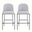 Tabouret de bar rembourré en métal-967506408