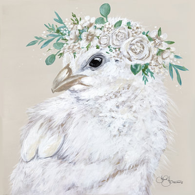 «Joy the Chick» par Hollihocks, reproduction d'art