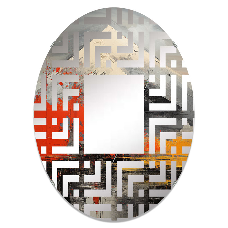 Oval Mirror, 35.4" x 23.6"