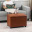 Repose-pieds 24 po en similicuir avec rangement-469151844