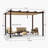 Purple Leaf Aluminium Pergola With Canopy-80546449-96127693