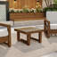 Table d'appoint d'extérieur en bois massif-1793927333