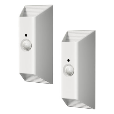 Appliques murales rechargeables sans fil à détecteur de mouvement, ensemble de 2