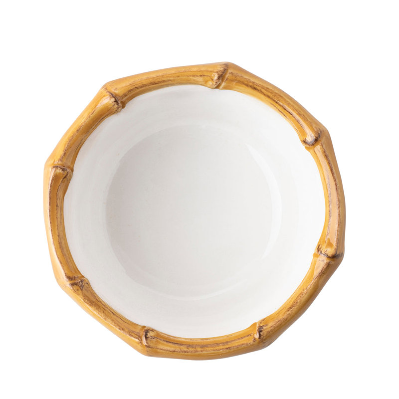 Bamboo Ramekin - Natural/White