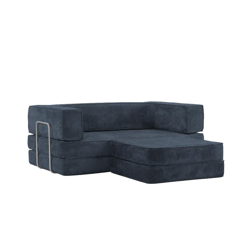 3 Seater Sofa, Blue Velvet