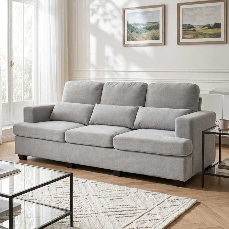 3 Seater Sofa, Grey