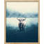 «Lake Landscape Washed Out Shetland Bétail Hignland Cow Bull» sur papier-98265934-98265936