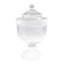 Greek Key Handcrafted Glass Jar