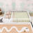 Queen Wood Floor Bed With Fence-499860948