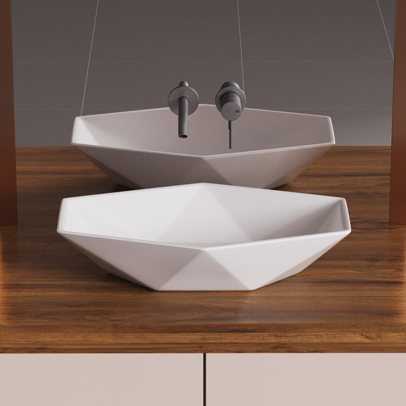 The Renovators Supply Inc. 22'' White Porcelain Specialty Bathroom Sink
