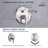 Retro Wall Mount 2 Function Rainfall Shower System with 3 Setting Handheld, Rough-In Valve and Diverter-64077117