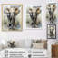 Éléphant élégant en mouvement I sur toile-405358610-405358611
