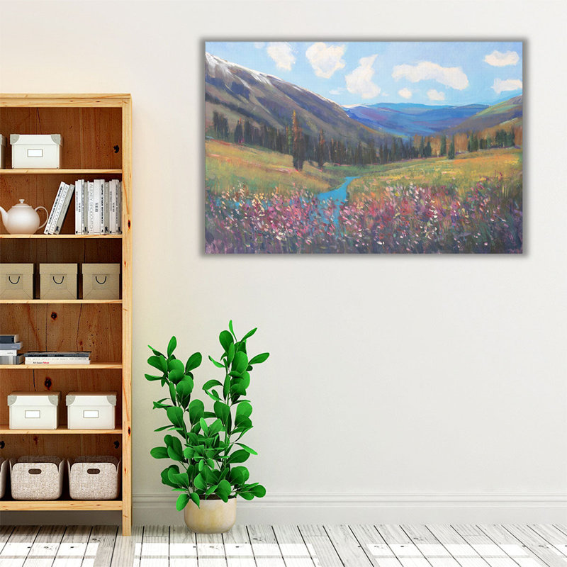 Mountain Pass II - reproduction d'art sur toile, H 20 po x l 30 po
